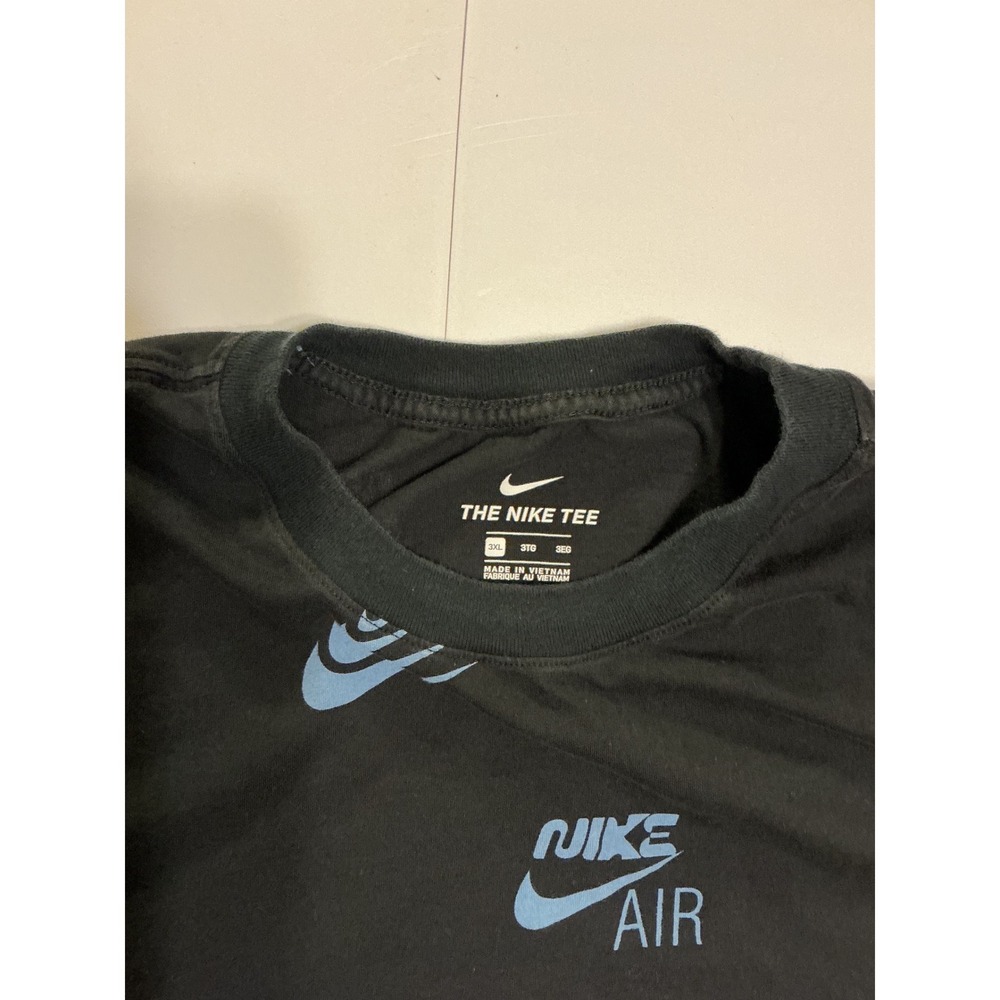 Nike Air All Over Print Front Back T-Shirt Black Blue Just Do It Mens 3XL - Picture 6 of 6